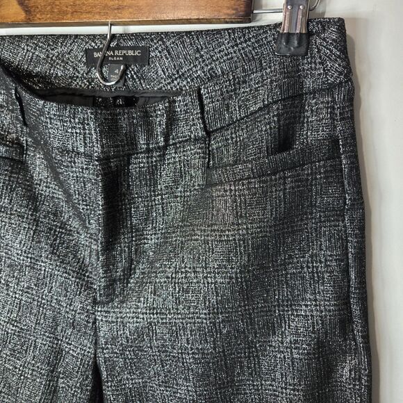 Banana Republic Sloan Metallic Ankle Pant 4 - Picture 2 of 5